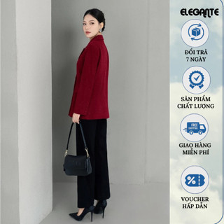 Quần Nữ Cao Cấp Công Sở Dáng Loe Trơn Dễ Phối Đồ ELEGANTE