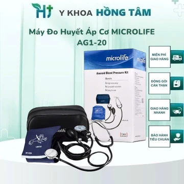 Máy Đo Huyết Áp Cơ MICROLIFE AG1 20, Dễ Dàng Sử Dụng, Nhỏ Gọn Tiện Lợi, Chất Lượng Thụy Sĩ
