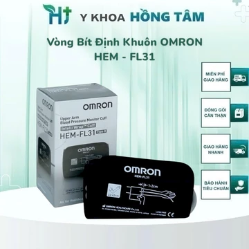 Vòng Bít Định Khuôn Máy Đo Huyết Áp OMRON HEM FL31, Thiết Kế Tiện Lợi, Dễ Dàng Thao Tác