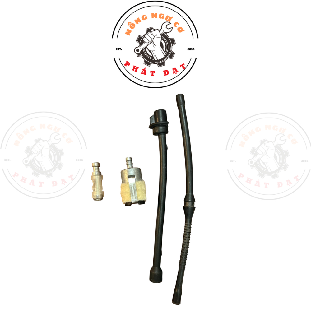 Combo 5 Dây xăng, dây nhớt, lọc xăng, lọc nhớt máy cưa xích 5200_5800 MITSUYAMA mềm dẻo, bền