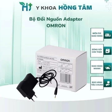 Bộ Đổi Điện Máy Huyết Áp OMRON AC (Adaptor), Dùng Cho Các Loại Huyết Áp Bắp Tay OMRON