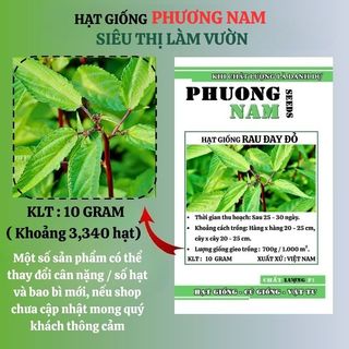 10 Gram - Hạt Giống Rau Đay Đỏ Phương Nam