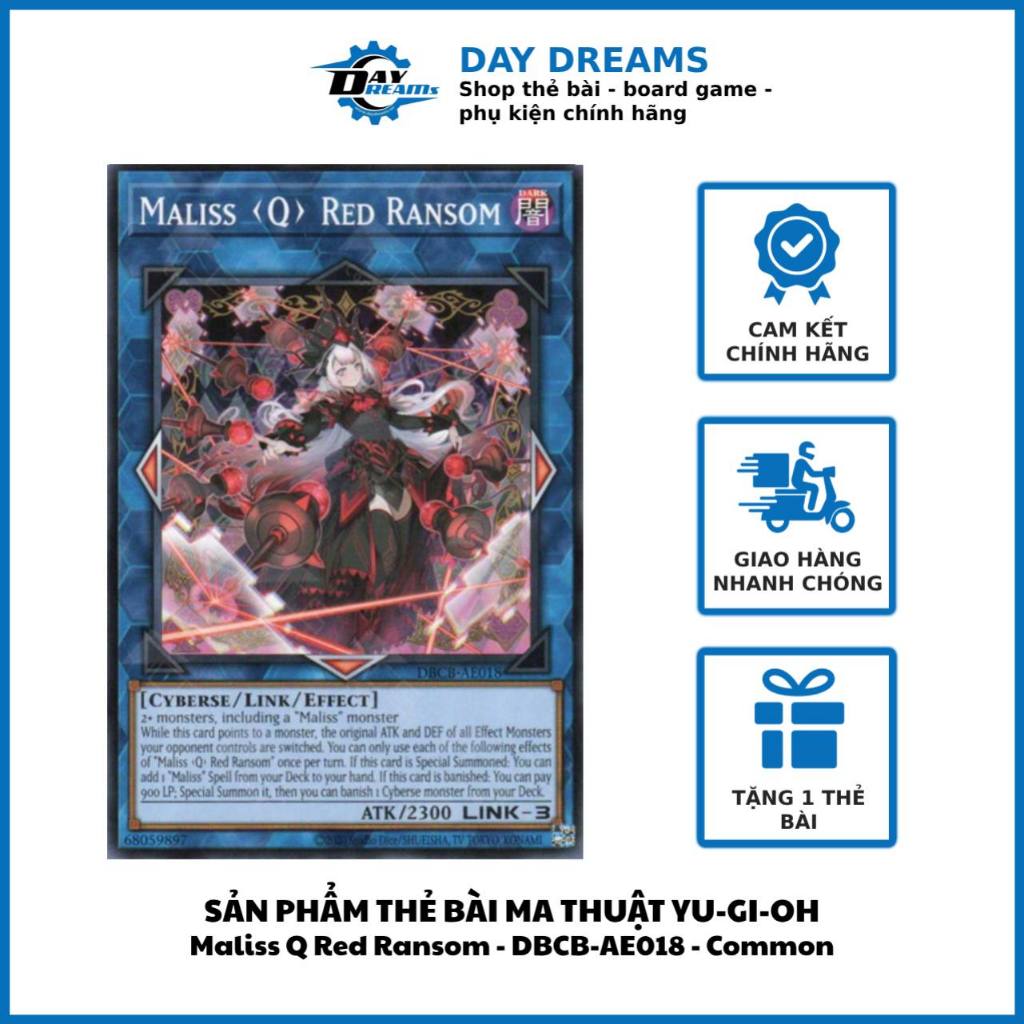 THẺ BÀI YUGIOH CHÍNH HÃNG: Maliss Q Red Ransom - DBCB-AE018 - Common ...