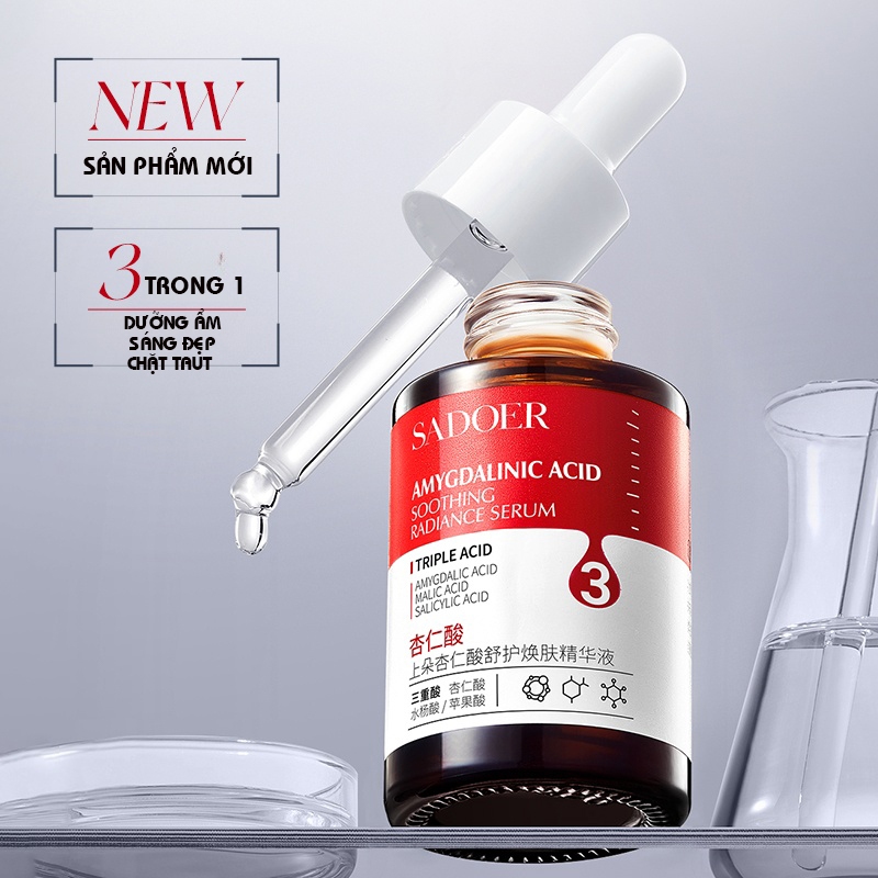 Serum Dưỡng Trắng Da Mờ Thâm Mụn Gấp Đôi Vitamin C + Axit Salicylic 30ml Giảm Mụn & Thâm Nám Dịu Nhẹ & Phục Hồi