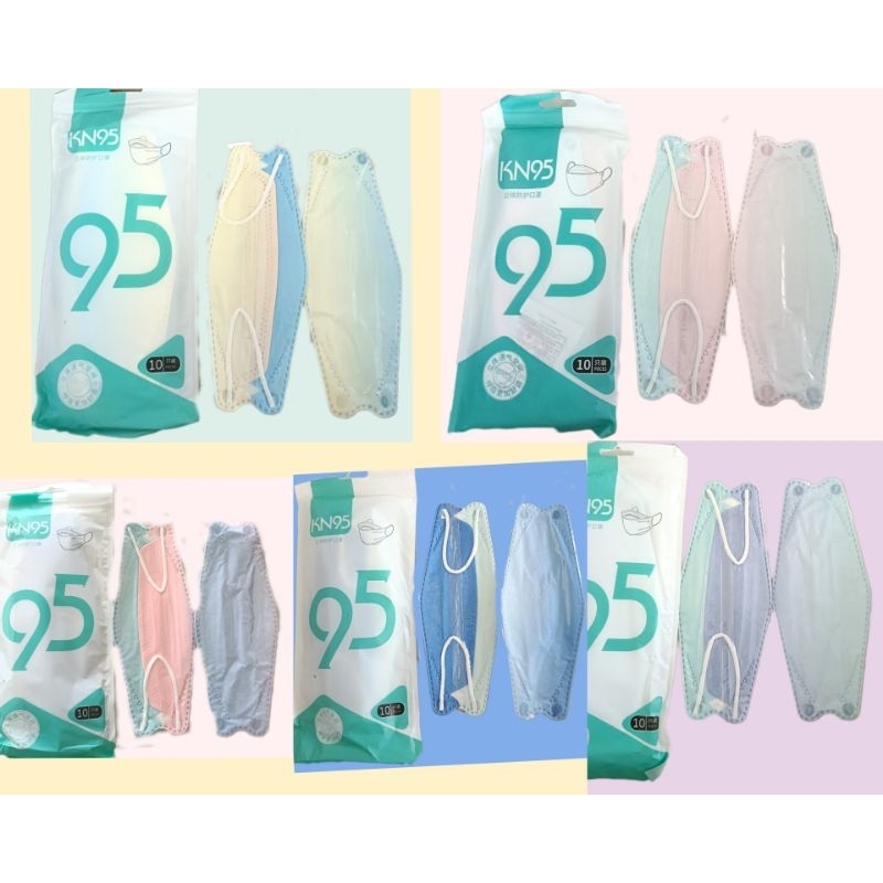 ( Set 10c/50c) Khẩu Trang Loang Màu KN95 Người Lớn