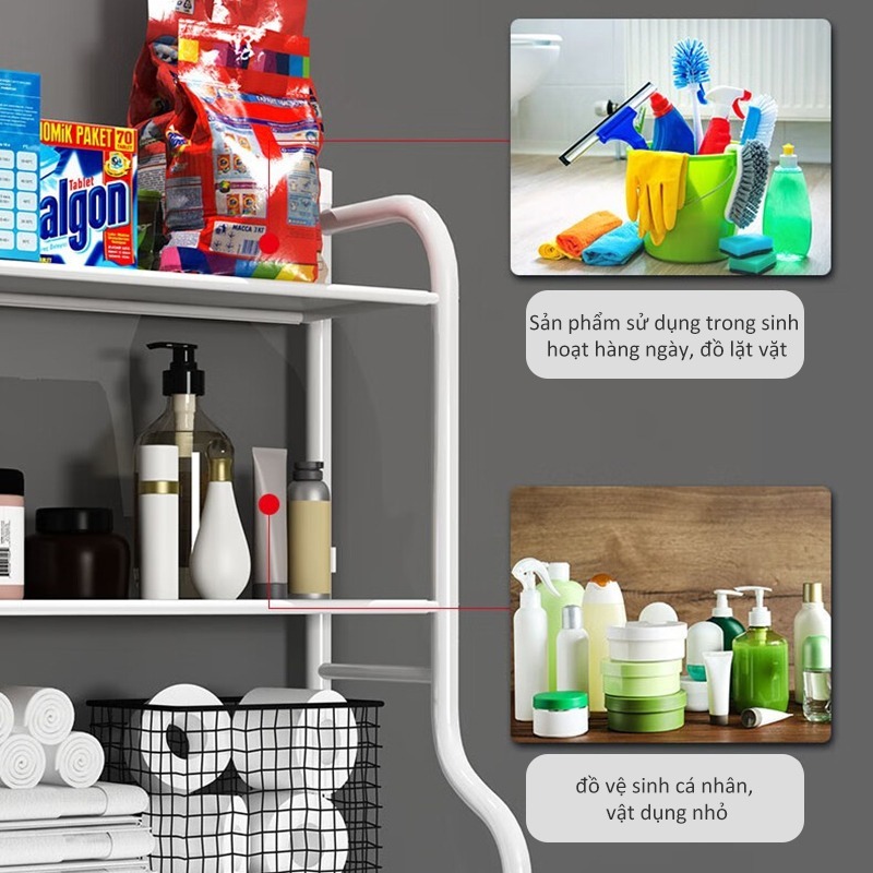 Kệ bồn cầu miễn đục lỗ, Kệ Nhà Vệ Sinh Toilet ,Kệ phòng tắm, thép carbon, Kệ nhà vệ sinh đa năng