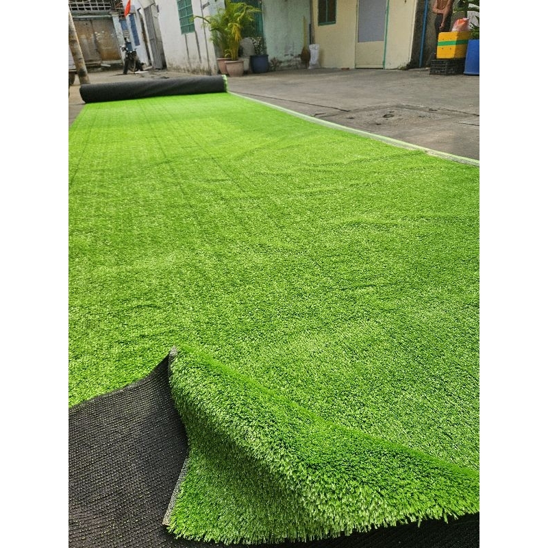 Thảm cỏ nhân tạo 1cm tốt, 5m2(2m x 2.5m) - trải sàn, dán tường, trang trí sân vườn, sự kiện