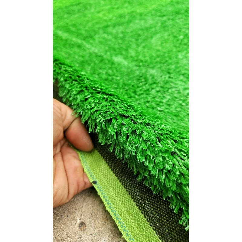 Thảm cỏ nhân tạo 1,5cm tốt xanh non, 5m2(2m x 2.5m) - trải sàn, dán tường, trải sự kiện, sân vườn