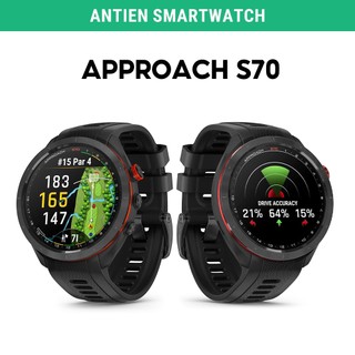 Đồng hồ thể thao thông minh chơi golf Garmin Approach S70, tải sẵn 43.000 sân Golf - Hàng chính hãng