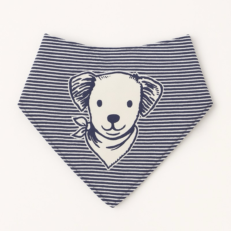 Yếm Tam Giác Cho Bé Trai Bé Gái NB-18M Xuất Dư Xịn Cotton Thấm Hút Nước Dãi Keinnier X04-152 C6104