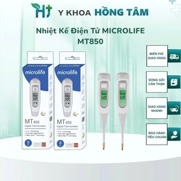 Nhiệt Kế Điện Tử MICROLIFE MT850, Đo Nhiệt Độ Đa Năng (Thân Nhiệt, Môi Trường, Nhiệt Độ Nước), BH Trọn Đời