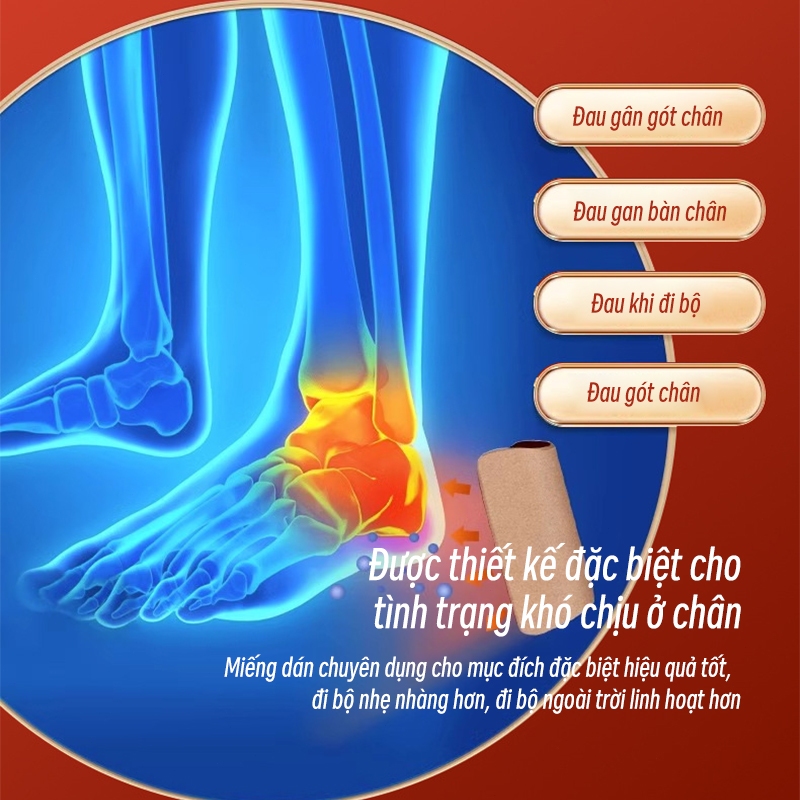 Miếng dán giảm đau gót chân Loại bỏ gai xương, viêm gân Achilles, viêm cân gan chân Giải quyết vấn đề đau chân khi đi bộ