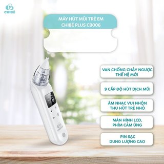 Tông Đơ Hút Tóc CHIBÉ CB011/ Máy Hút Mũi CHIBÉ PLUS CB006 Trẻ Em