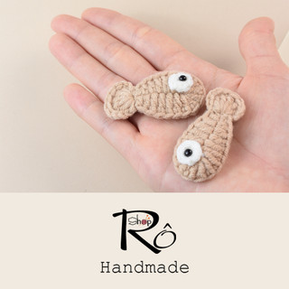 Kẹp tóc con cá Nemo xinh xắn cho nữ và bé gái 5.5cm| Cặp tóc mái len đáng yêu |Shop Rô Handmade