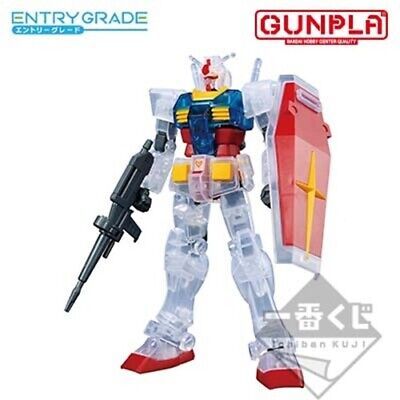 Mô Hình Lắp Ráp Entry Grade EG 1/144 RX-78-2 RX-78-3 Prize E F Ichiban Kuji Mobile Suit (New Seal)
