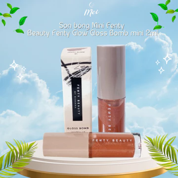 Son bóng Mini Fenty Beauty Fenty Glow Gloss Bomb mini 2ml - Màu 01 Fenty Glow (UnBox)