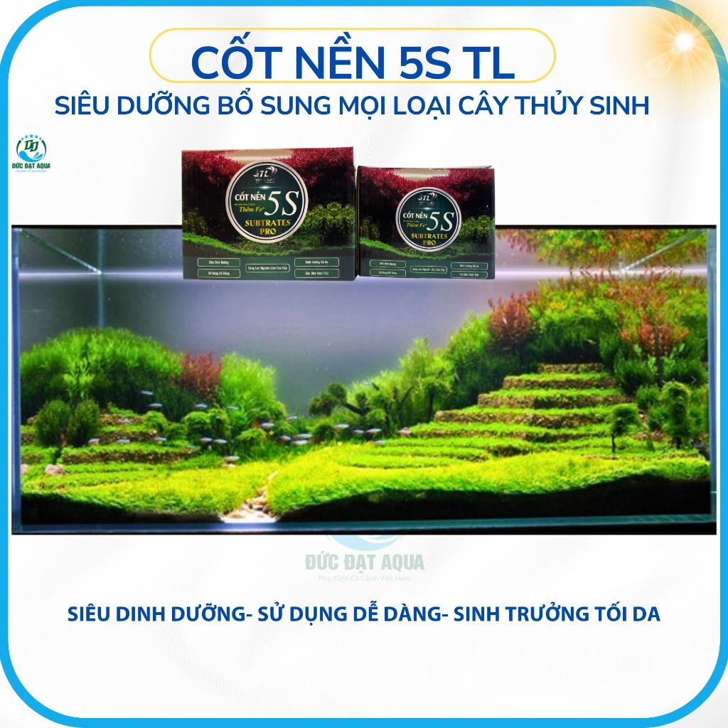 Cốt nền thủy sinh 5S TL - bổ sung FE+Hữu Cơ Dành Cho Tất Cả Các Loại Cây Thuỷ Sinh 9