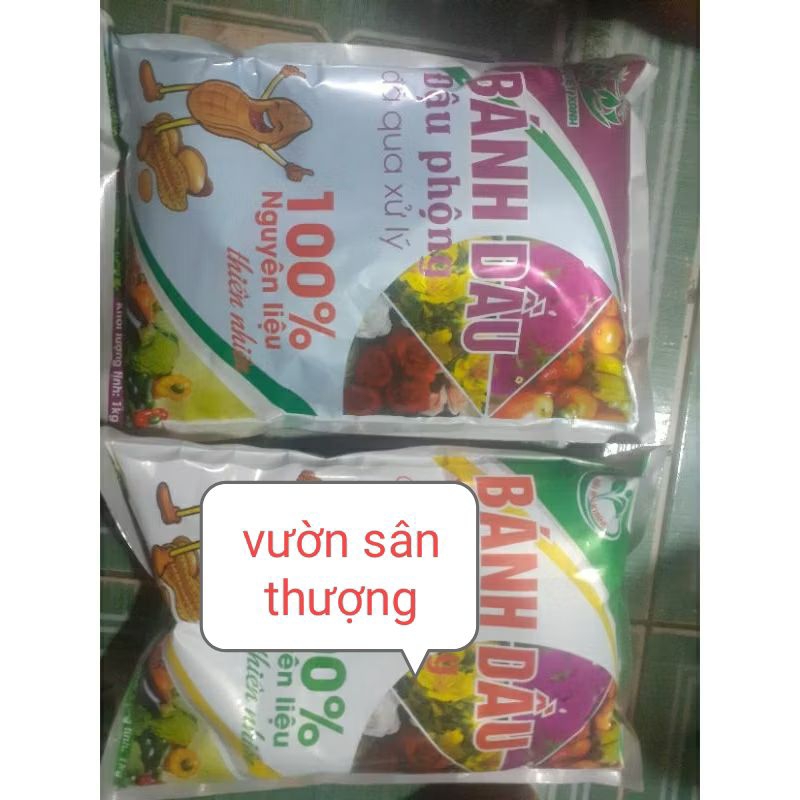 1kg Phân Bánh Dầu Đậu Phộng Đã Xử Lý Giàu Nito