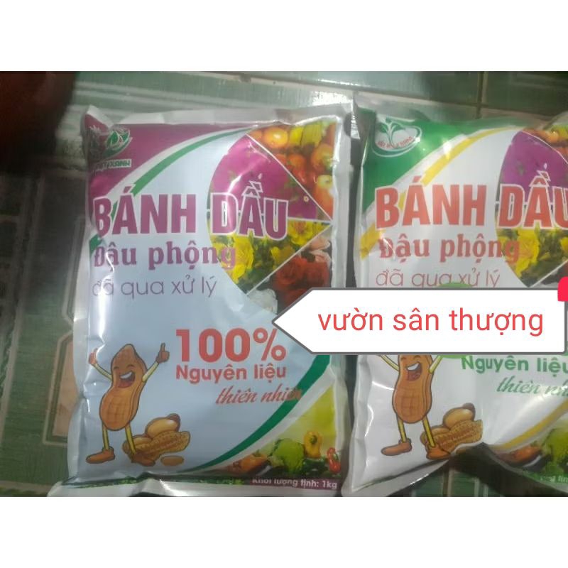 1kg Phân Bánh Dầu Đậu Phộng Đã Xử Lý Giàu Nito