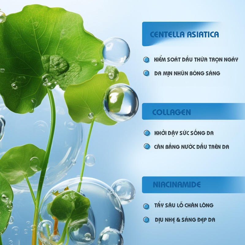 【Mua 1 Tặng 3】Sữa Rửa Mặt Collagen Thủy Phân 100g | Dưỡng Sáng Kiềm Dầu Dịu Căng Mịn Da Cho Da Nhạy Cảm