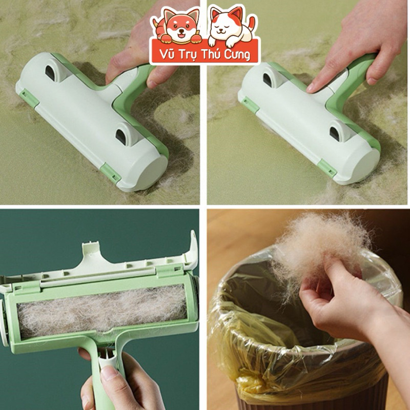 Cây lăn lông tĩnh điện, lăn bụi quần áo, bụi sofa, vệ sinh giường nệm