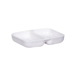 Combo 10 Bát Nước Chấm 2 Ngăn, Đĩa Chấm Nhựa Nhỏ Gọn Tiện Lợi Cho Gia Đình, Nhà Hàng 1205