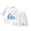 Set bộ mùa hè cho bé chất vải thun cotton thoáng mát, Hình 2 Mẹ Con Chim Cánh Cụt Molang (M 137)