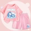 Set bộ mùa hè cho bé chất vải thun cotton thoáng mát, Hình 2 Mẹ Con Chim Cánh Cụt Molang (M 137)