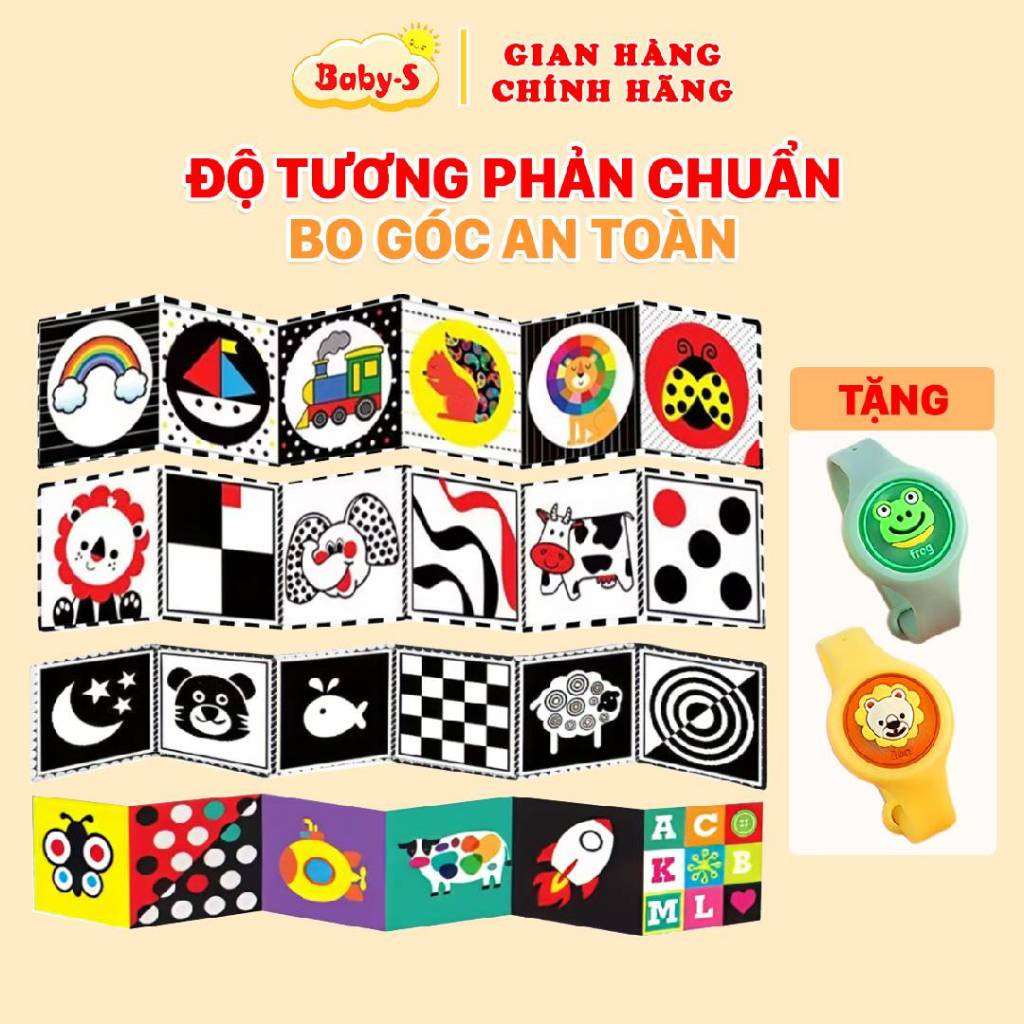 Tranh Cho Bé Sơ Sinh 0-3 Tuổi Kích Thích Thị Giác Giúp Bé Phát Triển Giác Quan Và Não Bộ Baby-S – SDC063