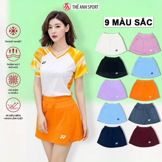 Váy cầu lông A22 - Pickleball, váy thể thao nữ dành cho tập luyện và thi đấu thể thao co giãn 4 chiều (A22)