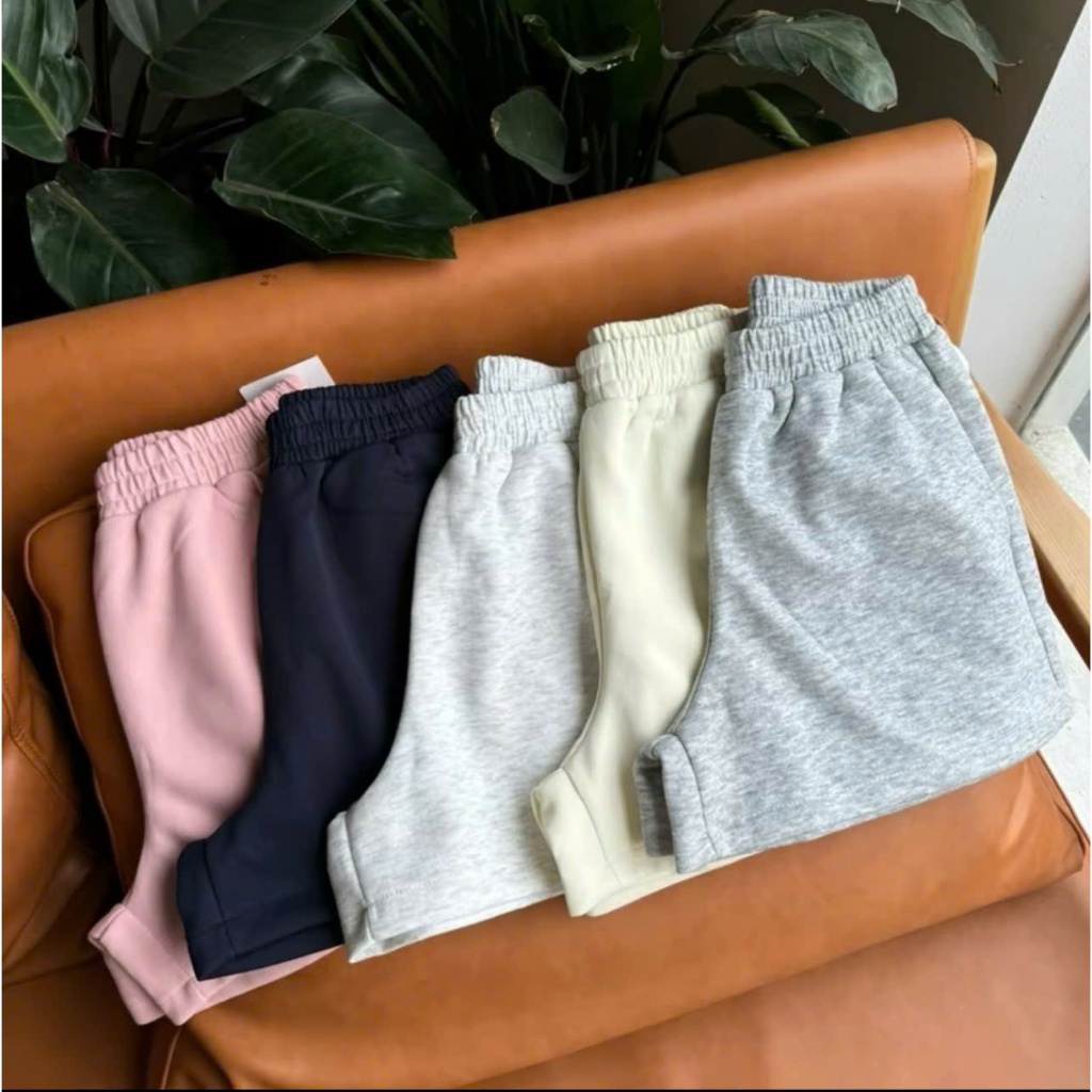 Quần Short Thun Nữ Vải Nỉ cotton  nhiều máu sắc dày dặn mềm không xù mặc nhà - SHOP MAYLAN