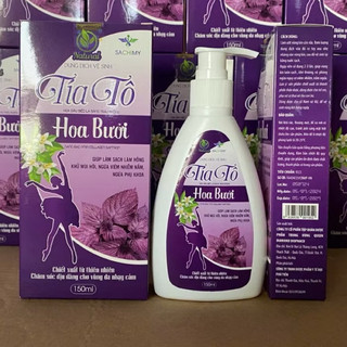 Combo 2 hộp Dung dịch vệ sinh 150ml tía tô hoa bưởi giúp làm sạch vùng kín, thơm mát 24h