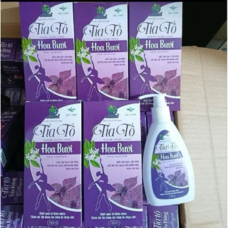 Combo 2 hộp Dung dịch vệ sinh 150ml tía tô hoa bưởi giúp làm sạch vùng kín, thơm mát 24h