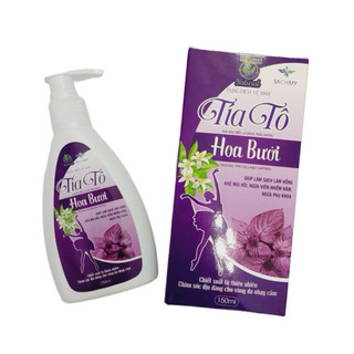 Combo 2 hộp Dung dịch vệ sinh 150ml tía tô hoa bưởi giúp làm sạch vùng kín, thơm mát 24h