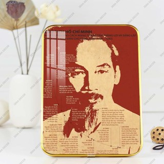 Ảnh Bác Hồ Tráng gương siêu bóng để bàn treo tường Ngày 30-4