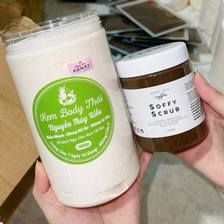 COMBO KEM BODY THÁI NGUYỄN THUÝ KIỀU + TẨY TẾ BÀO CHẾT BODY Dưỡng Da