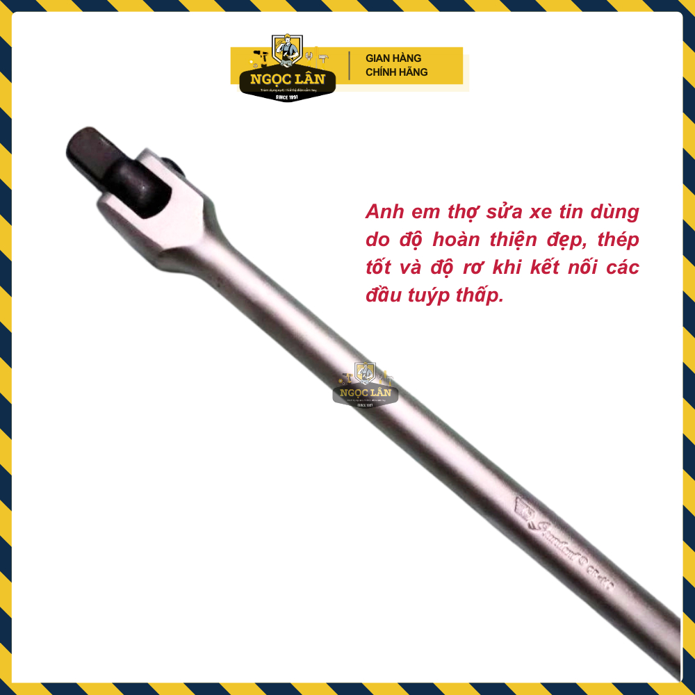 [Chính hãng TOP] Cần siết đầu lắt léo TOP 1/2 inch dài 12" (300mm), 18" (450mm) anh em thợ tin dùng