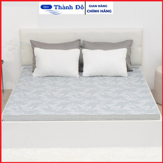 Đệm bông tinh khiết sông hồng 3 mảnh vỏ gấm-hàng chính hãng
