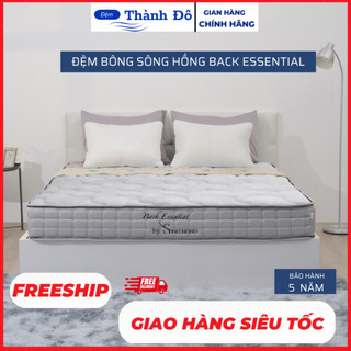 Đệm bông tinh khiết sông hồng cao cấp back essential