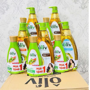 Dầu Tắm Sữa Tắm Oliv / Oliu 3X Dưỡng Ẩm 650ML Giúp Nhũ Hóa Và Làm Sạch Da + Tặng Dầu Gội CK NN Rụng 250mL