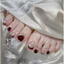 NAIL BOX CHÂN MẮT MÈO ÁNH VÀNG MIX ĐỎ ĐÍNH ĐÁ