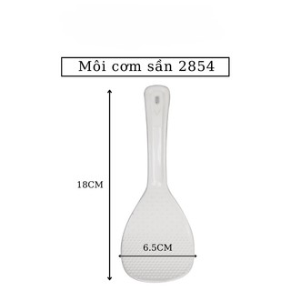 Muôi Xới Cơm Chống Dính Nhựa Việt Nhật, Thìa Môi Cơm Chịu Nhiệt Cao Cấp An Toàn 2854