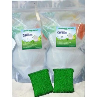 Combo pha 20 lít rửa chén ( 2 sét 10 lít), tặng 2 miếng cước rửa chén