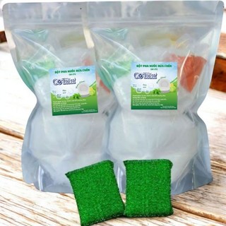 Combo pha 20 lít rửa chén ( 2 sét 10 lít), tặng 2 miếng cước rửa chén