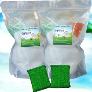 Combo pha 20 lít rửa chén ( 2 sét 10 lít), tặng 2 miếng cước rửa chén