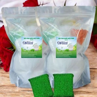 Combo pha 20 lít rửa chén ( 2 sét 10 lít), tặng 2 miếng cước rửa chén