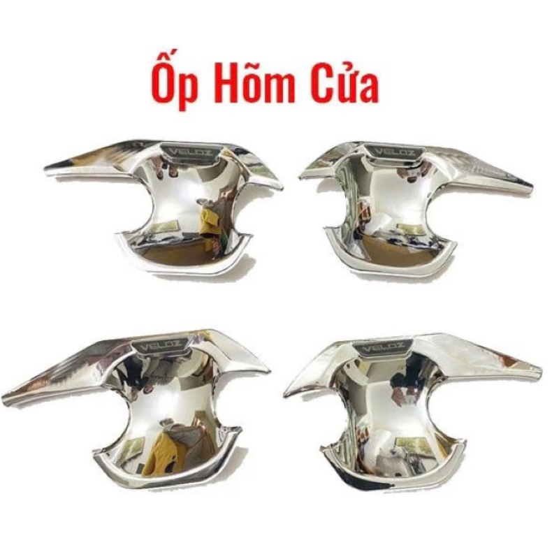 Ốp tay nắm và hõm cửa xe Toyota Veloz 2022-2025 hàng cao cấp