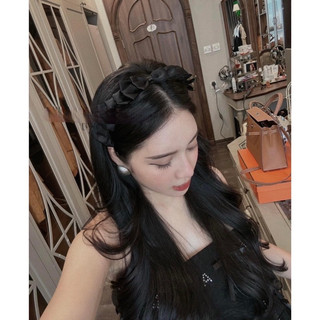 bờm nơ nhiều tầng phong cách tiểu thư dễ phối đồ