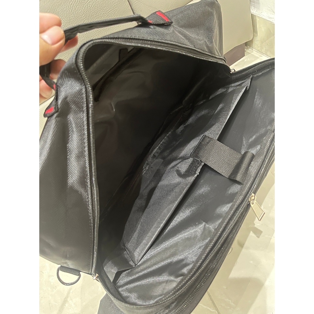 Cặp đựng laptop thời trang Kẹp Dọc Viền Đôi Men mẫu mới [HÌNH THẬT]