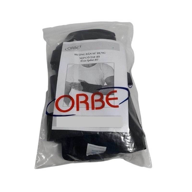 Nẹp cổ tay ORBE H1 màu đen (Cái)